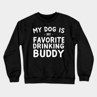 Dog thinks I'm cool Crewneck Sweatshirt